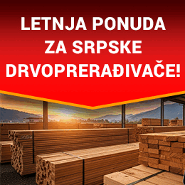 Letnja ponuda za srpske drvoprerađivače!